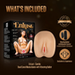 EnLust Camila realistic dual canal masturbator with vibrating bullet and remote control.