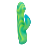 Green and blue gradient cactus-shaped adult toy with power button