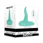 Evolved Tentacle Grinder teal silicone rechargeable vibrating grinder in retail packaging