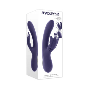 Evolved Wings Of Frenzy Thrusting Butterfly Dual Stimulator - House of Vices