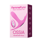 FemmeFunn Ossia pink wearable bullet vibrator product box, House of Vices wellness store