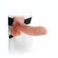 Fetish-Fantasy-Series-Hollow-Strap-On-Dildo-with-Balls-and-Stretchy-Harness-7in-Vanilla - House of Vices 