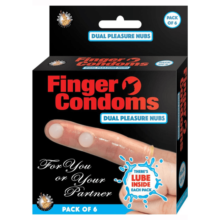 FingerCondomsDualPleasureNubs - House of Vices 