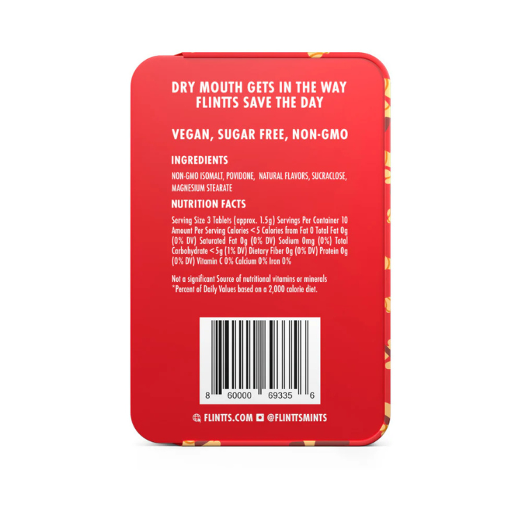 Flintts Mints Cinnamon Ginger - F Strength 300 - House of Vices 