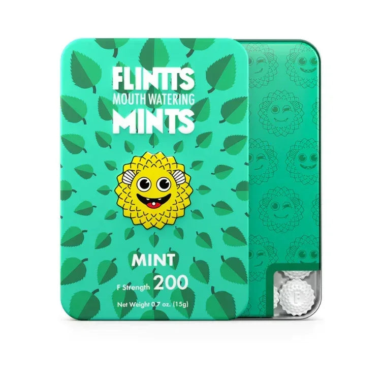Disolving Mints Flintts Mints F200 – Dry Mouth Relief with Sparkle