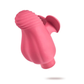 Pink Gaia Eco Love Bullet Vibrator and sleeve on white background, House of Vices wellness store