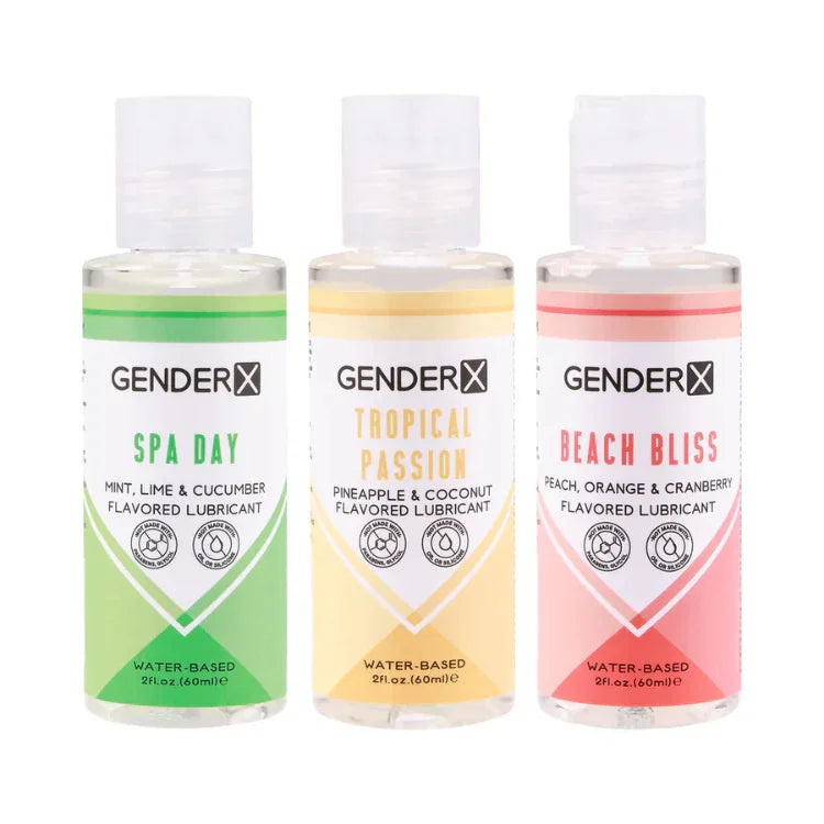 GenderXFlavoredLubeTravel3-Pack - House of Vices 