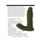 The Hunk Vibrator Green Thruster with Remote - House of Vices 