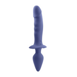 Gender X Dual Defender Rechargeable Silicone Dual Vibrator/Probe with Remote Control - House of Vices 