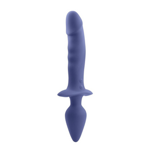 Gender X Dual Defender Rechargeable Silicone Dual Vibrator/Probe with Remote Control - House of Vices 