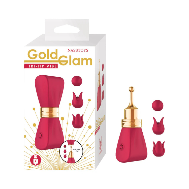 Gold Glam Tri-Tip Vibe - House of Vices 