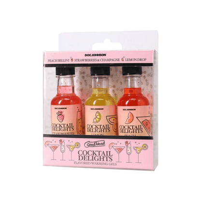 GoodHead Cocktail Delights Flavored Warming Lubricant 3 Pack - House of Vices