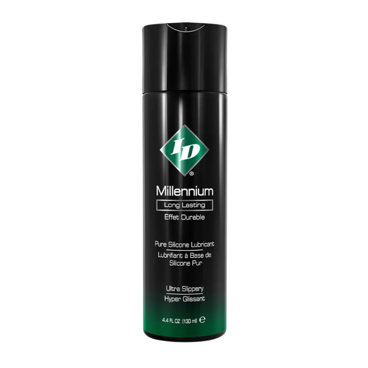 Millennium long lasting silicone lubricant 4.4 oz black bottle, pure silicone formula