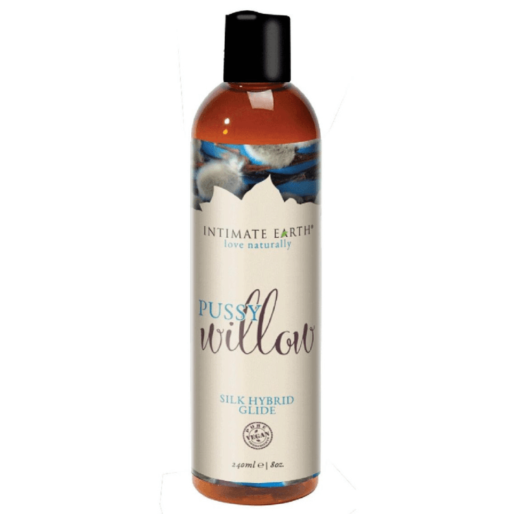 IntimateEarthPussyWillowSilkHybridGlideLubricant8oz - House of Vices 