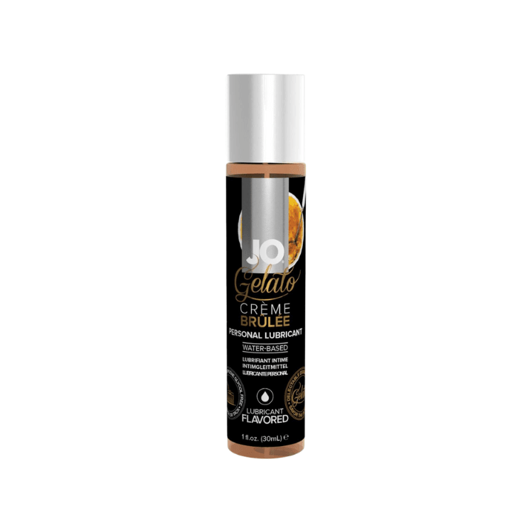 JO-H2O-Water-Based-Flavored-Lubricant-Gelato-Creme-Brulee-1oz - House of Vices 
