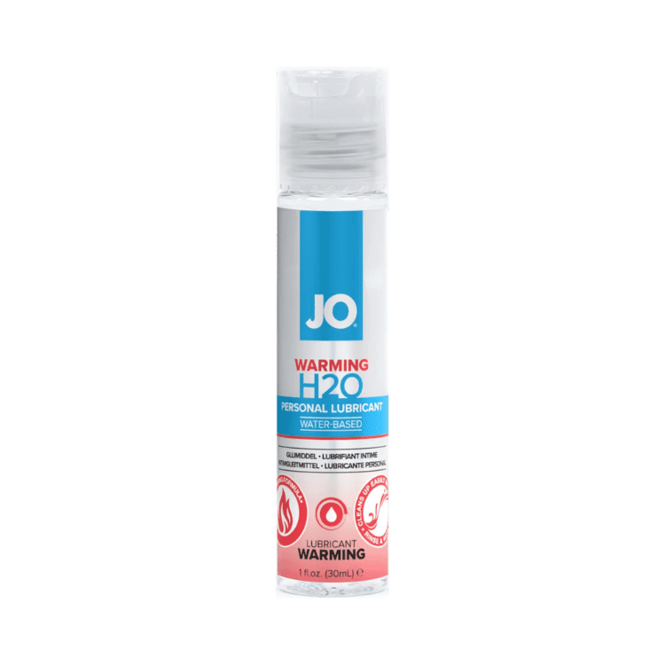 JO-H2O-Water-Based-Warming-Lubricant-1oz - House of Vices 