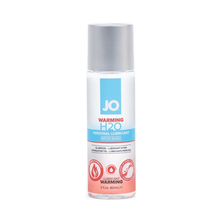JO-H2O-Water-Based-Warming-Lubricant-2oz - House of Vices 