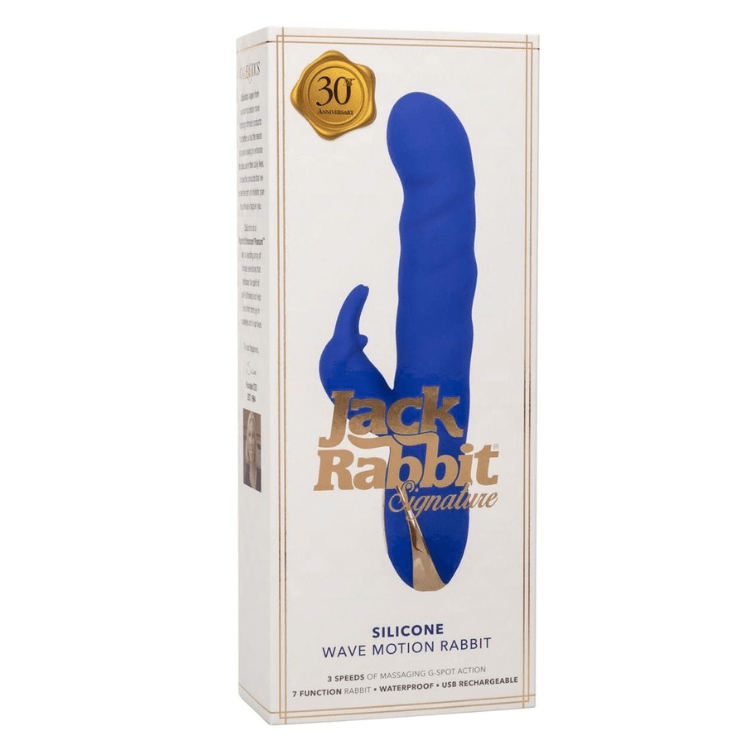 Jack_Rabbit_Signature_Rechargeable_Silicone_Wave_Motion_Rabbit_Vibrator - House of Vices 