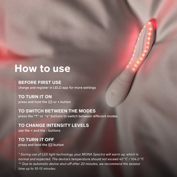 LELO Mona Spectra Massager (LELO APP) - House of Vices