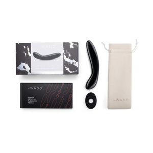 Le Wand Crystal G Wand Black Obsidian Dildo - House of Vices 
