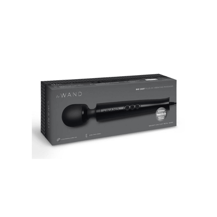 Le_Wand_-_Diecast_Plug-in_Massager_-_Black - House of Vices 