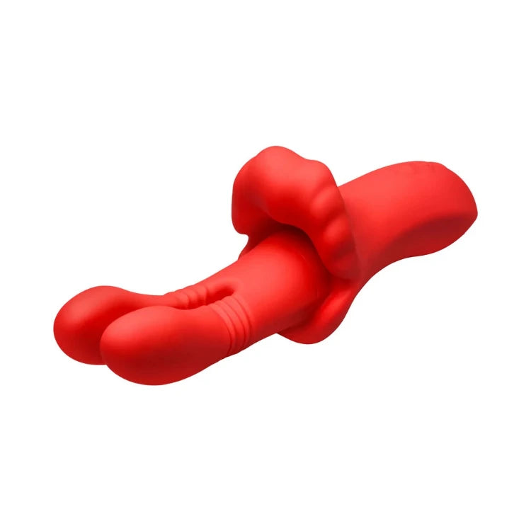 Lickgasm Double Thrusting Silicone Vibrator - House of Vices