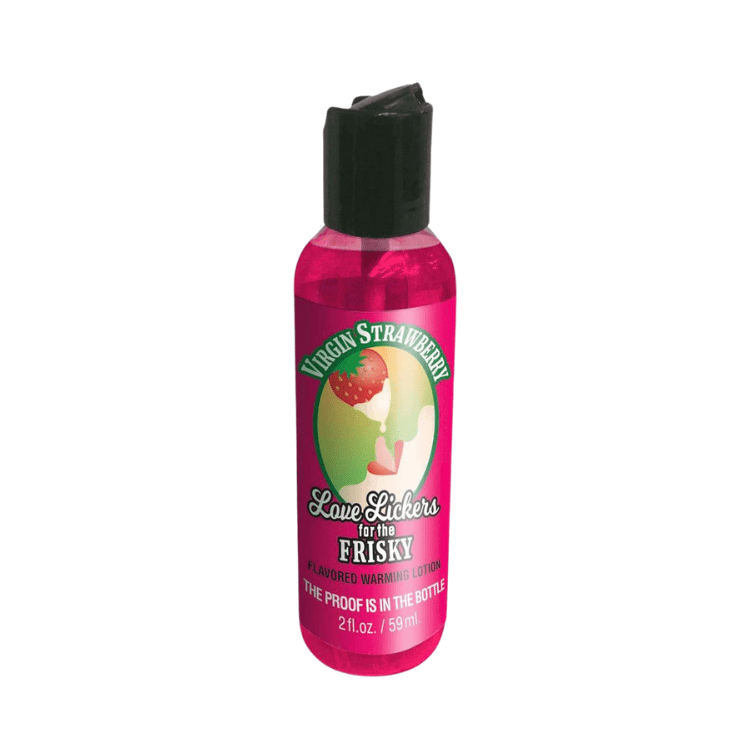 Love-Lickers-Warming-Massage-Oil-2oz-Virgin-Strawberry - House of Vices 