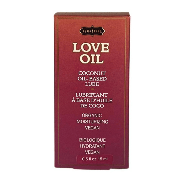 LoveOilCoconutBasedLubricant.50ozMiniBottlewithDropper - House of Vices 