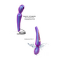 Love To Love Pleaser Iridescent Wand Vibrator - House of Vices 