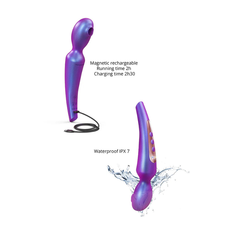 Love To Love Pleaser Iridescent Wand Vibrator - House of Vices 