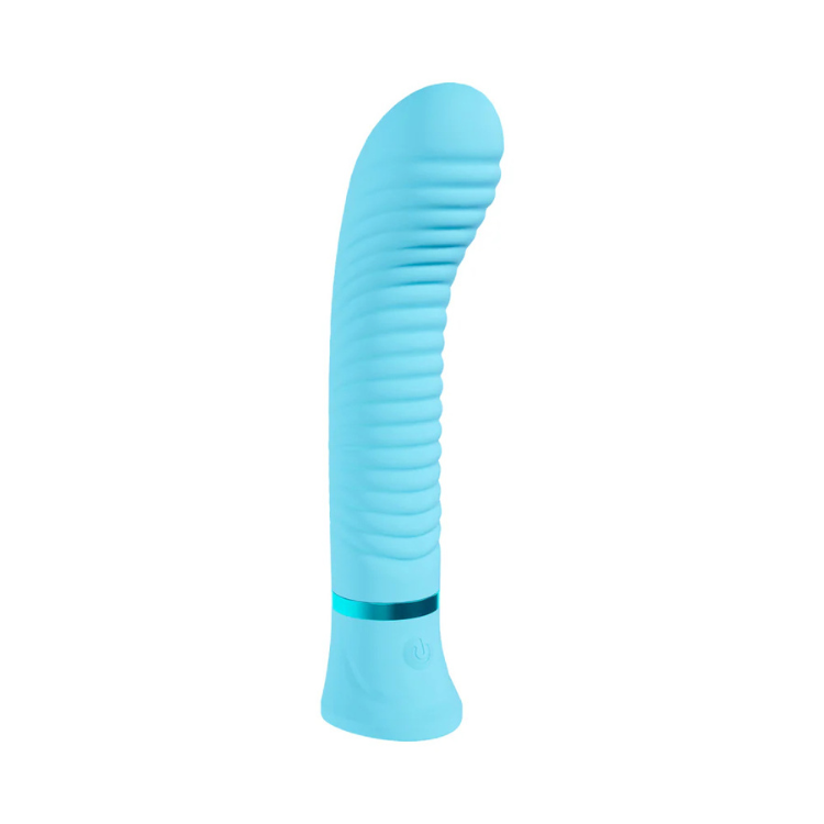Loveline_Divine_Rechargeable_Silicone_Ribbed_G-Spot_Vibrator4 - House of Vices 