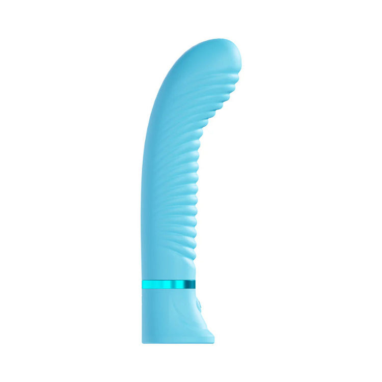 Loveline_Divine_Rechargeable_Silicone_Ribbed_G-Spot_Vibrator5 - House of Vices 