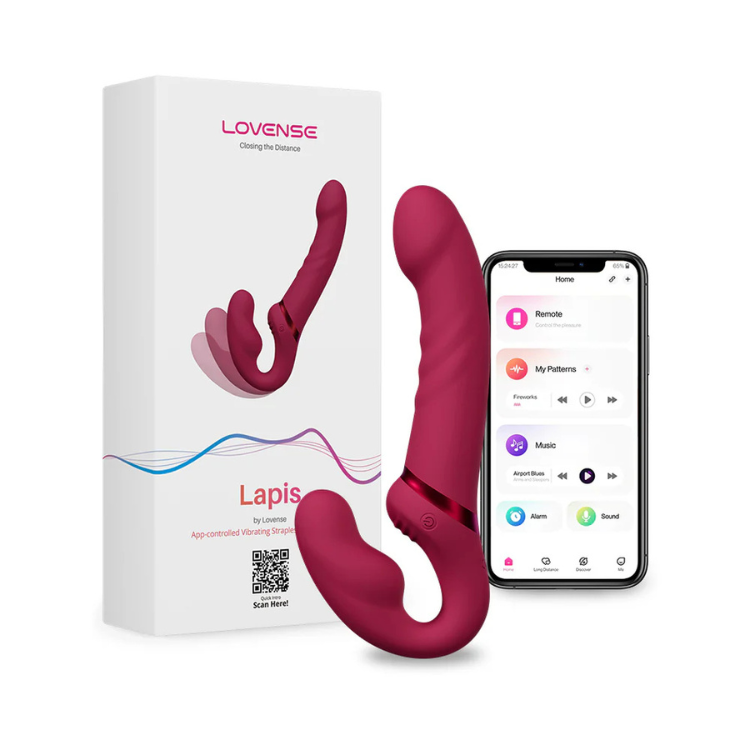 Lovense Lapis Vibrating Dildo - House of Vices 