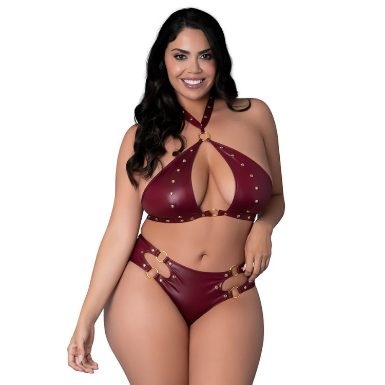 Lust Fetish Juno Bralette and Panty - House of Vices 
