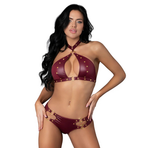 Lust Fetish Juno Bralette and Panty - House of Vices 