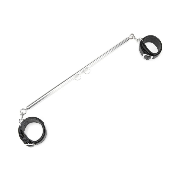 Lux Fetish Expandable Spreader Bar Set with Detachable Leatherette Cuffs - House of Vices 