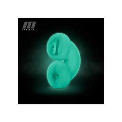 M_for_Men_Soft_and_Wet_Double_Trouble_Glow_In_The_Dark_Masturbator_2 - House of Vices 
