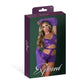 MagicSilkGlimmerWrapBralette_BootyShorts_SleeveSetPurpleDisco1 - House of Vices 