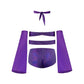 Magic_Silk_Glimmer_Wrap_Bralette_Booty_Shorts_Sleeve_Set_Purple_Disco_3 - House of Vices 
