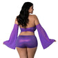 Magic_Silk_Glimmer_Wrap_Bralette_Booty_Shorts_Sleeve_Set_Purple_Disco_QS - House of Vices 