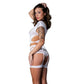 Magic Silk Seamless Stirrup Top & Short Set - House of Vices 