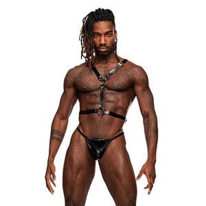 Male Power Leather Men's Sagittarius Harness - House of Vices 