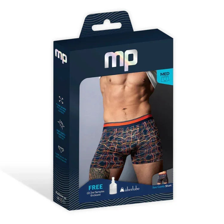 Male_Power_Soo_Cumfy_Boxer_Brief_Navy_Orange - House of Vices 
