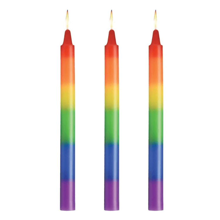 Master Series Pride Candles Rainbow Drip Candle Set - House of Vices 