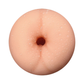 Realistic silicone anal stroker with detailed texture and water droplets, adult toy product