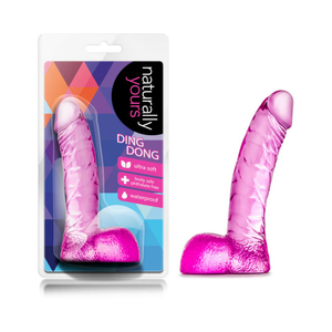 Naturally Yours Ding Dong Realistic 5.5 in. Dildo with Balls - House of Vices