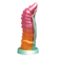 Alien Nation Neptune Dildo with a multi-colored gradient and textured ridges