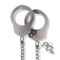 Global Novelties Nixie Metal Bondage silver handcuffs with keys