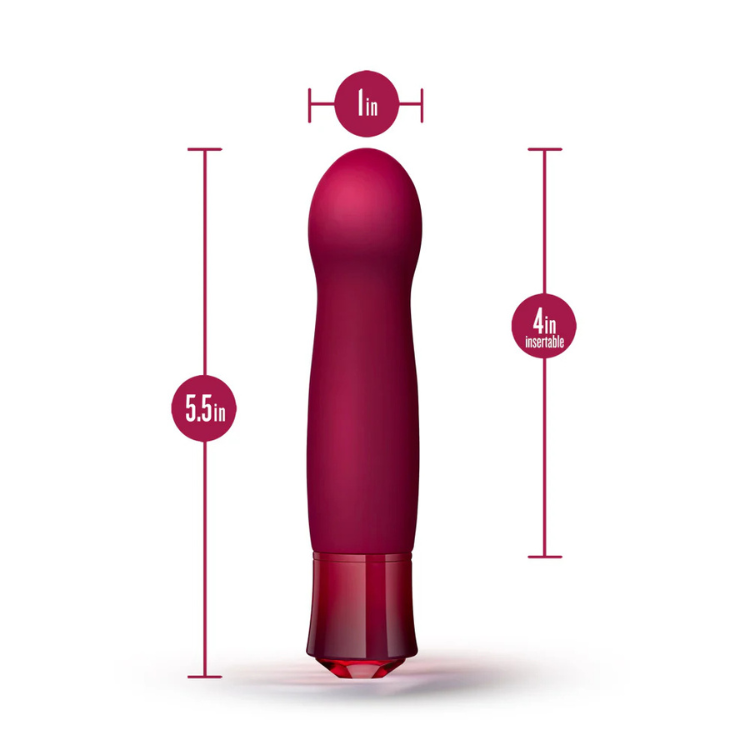 Oh My Gem Classy Rechargeable Warming Silicone G-Spot Vibrator - House of Vices