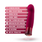 Oh My Gem Classy Rechargeable Warming Silicone G-Spot Vibrator - House of Vices